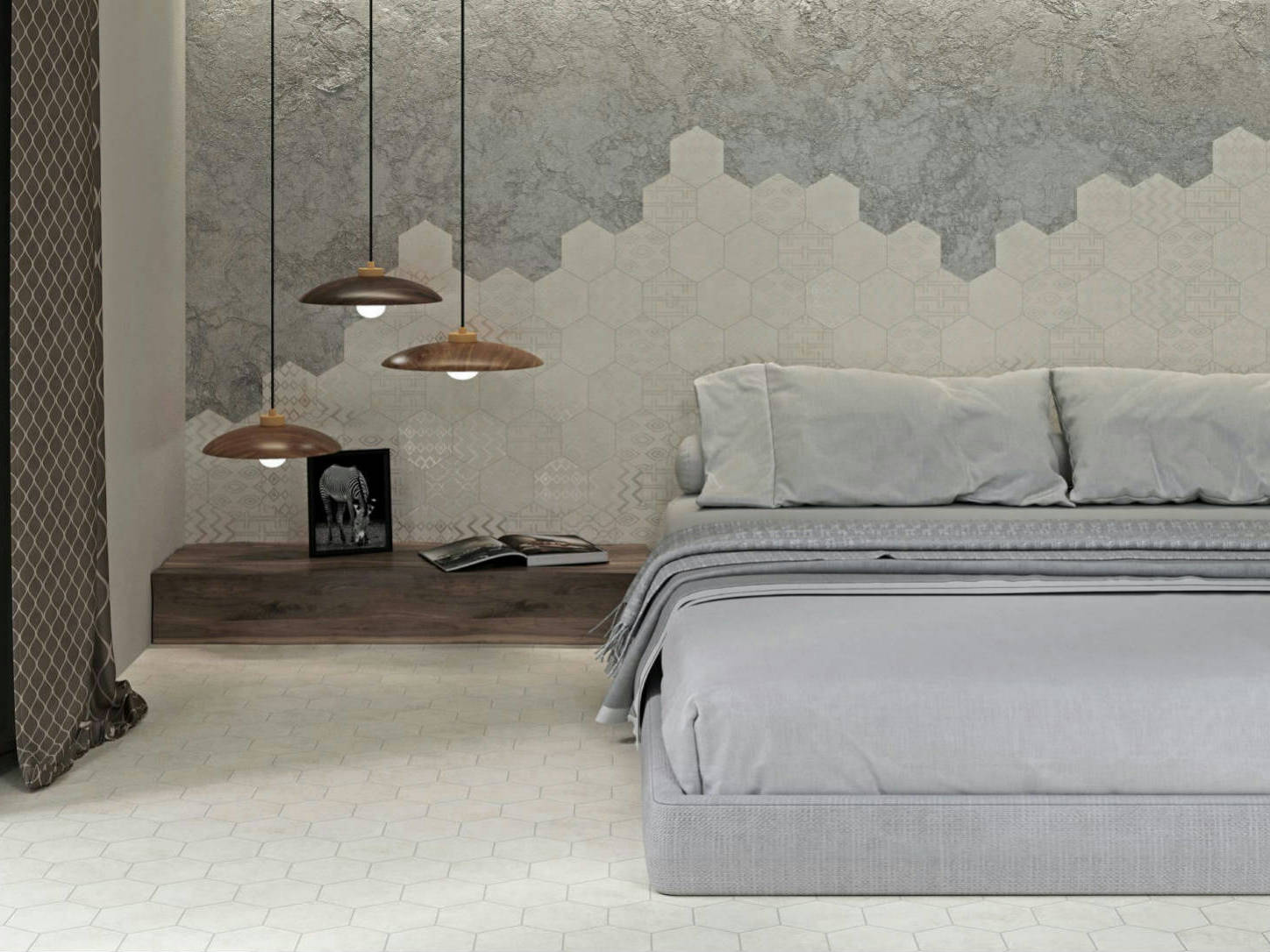 Form 5.5X6.3” White Decor* Hexagon | Gemini Tile and Marble
