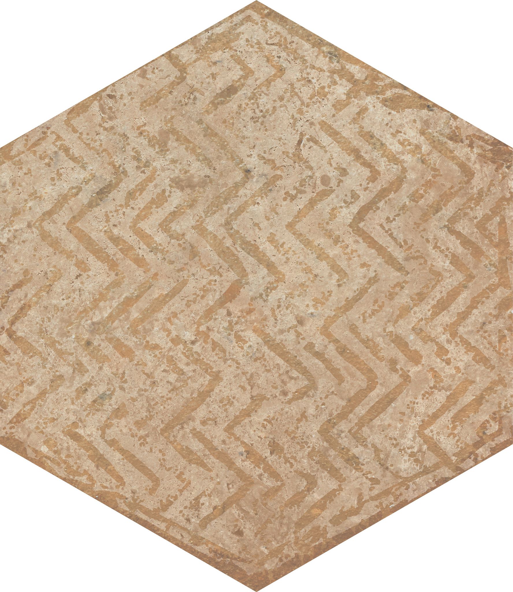 Alma 5.5X6.3 Sand Decor Hexagon | Tile and Stone Center