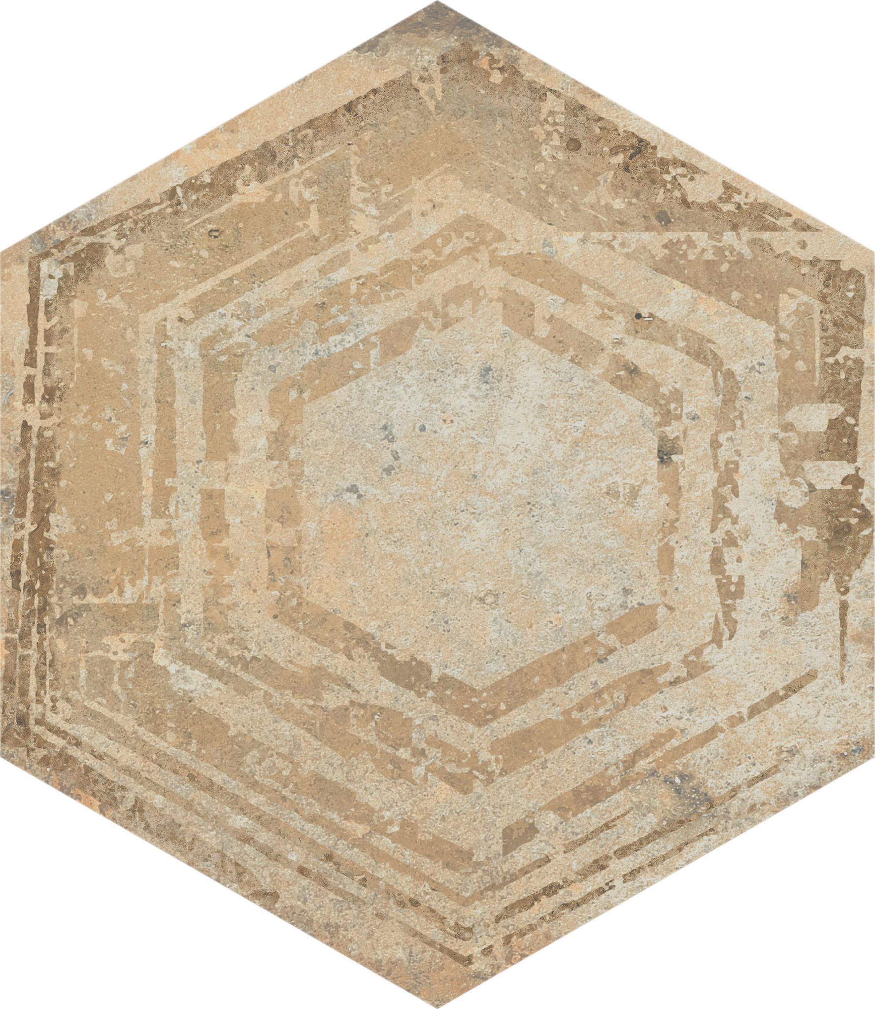 Alma 5.5X6.3 Sand Decor Hexagon | Tile and Stone Center