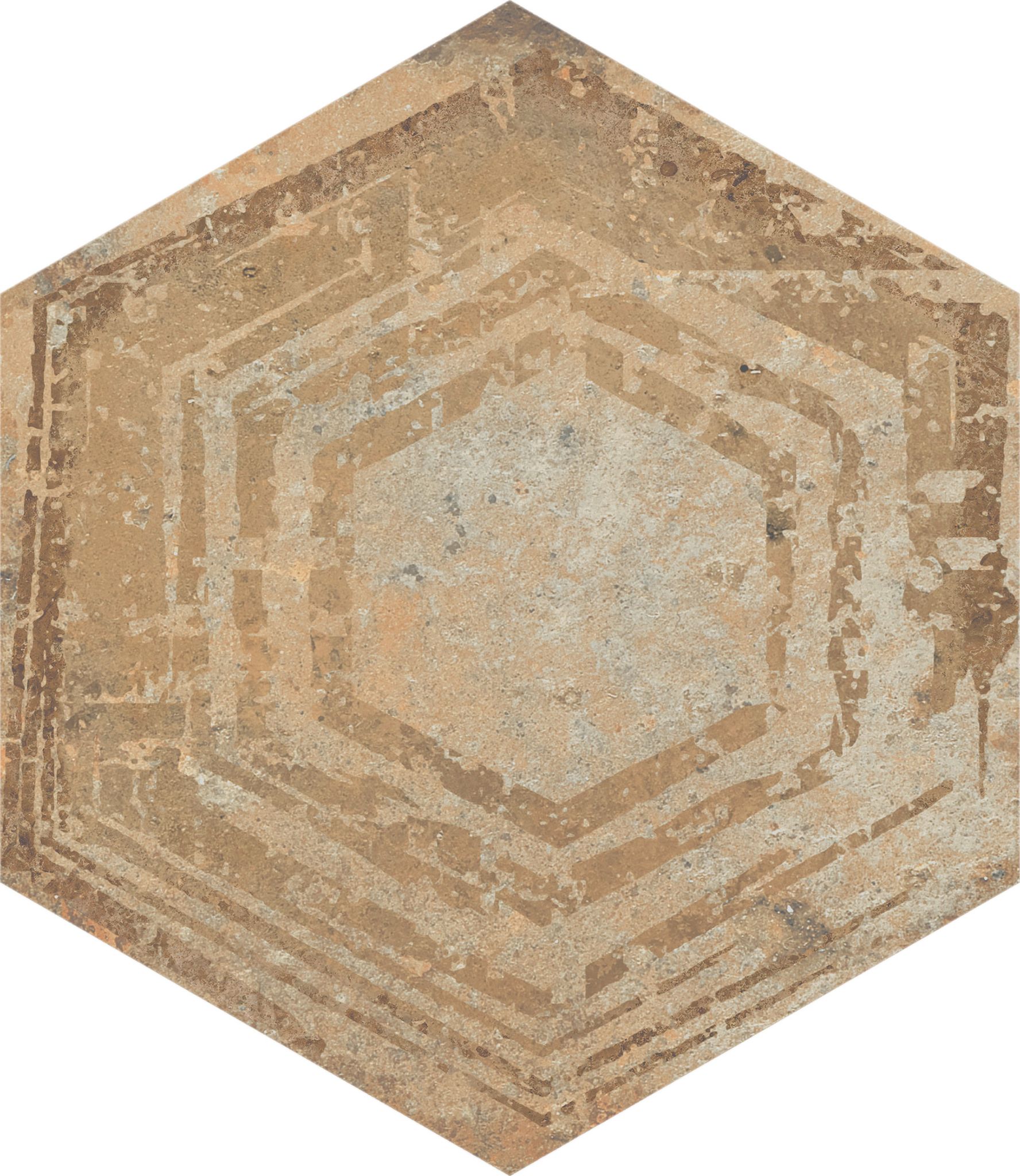 Alma 5.5X6.3 Sand Decor Hexagon | Tile and Stone Center
